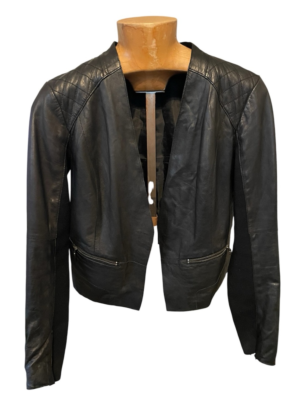 Halogen Leather Moto Jacket size Large
